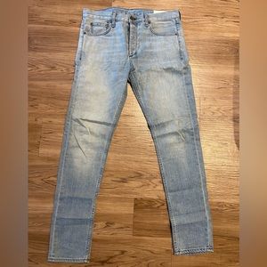 Rag & Bone Fit 1 Rialto Size 34 Extra Slim Jeans. Like New Condition